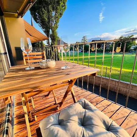 Flair Vorarlberg - Stilvolles Wohnen Nahe Bodensee & Alpen - Kueche, Balkon & Gratis Parkplatz Apartmán Bregenz