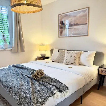 Flair Vorarlberg - Stilvolles Wohnen Nahe Bodensee & Alpen - Kueche, Balkon & Gratis Parkplatz 브레겐츠